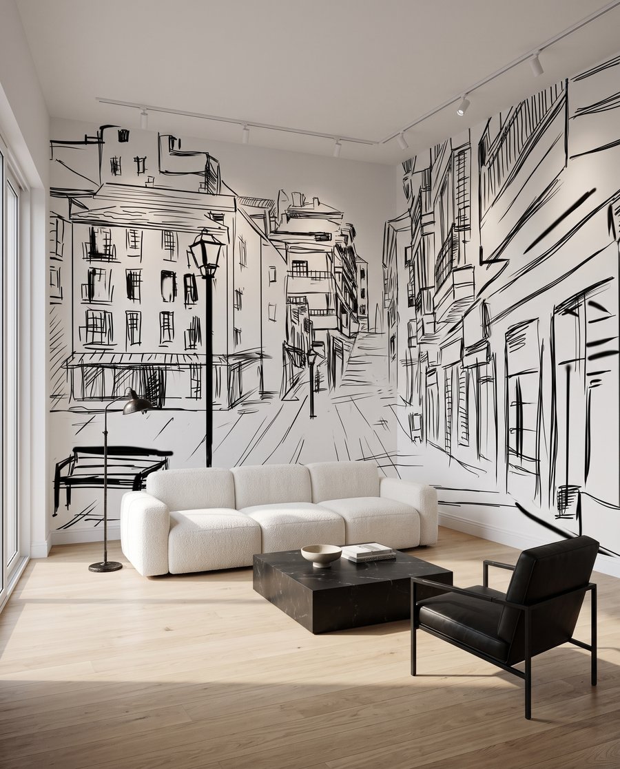 Calle en boceto — interior 3