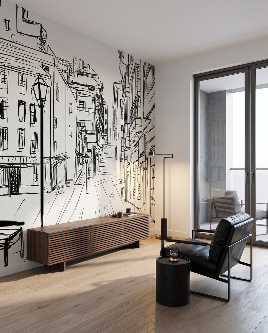 Calle en boceto — interior 4