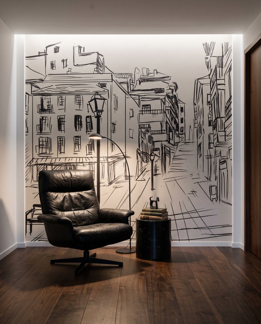 Calle en boceto — interior 5