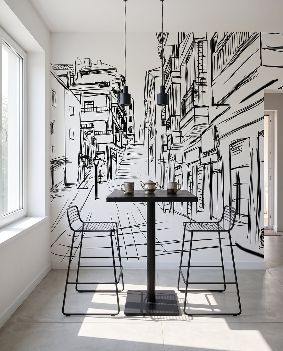 Calle en boceto — interior 7