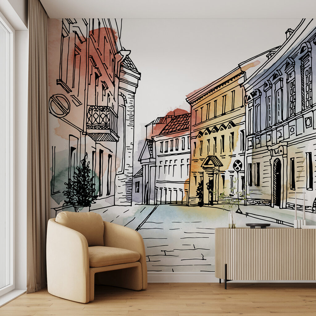 Casas en tonos pastel — interior 2