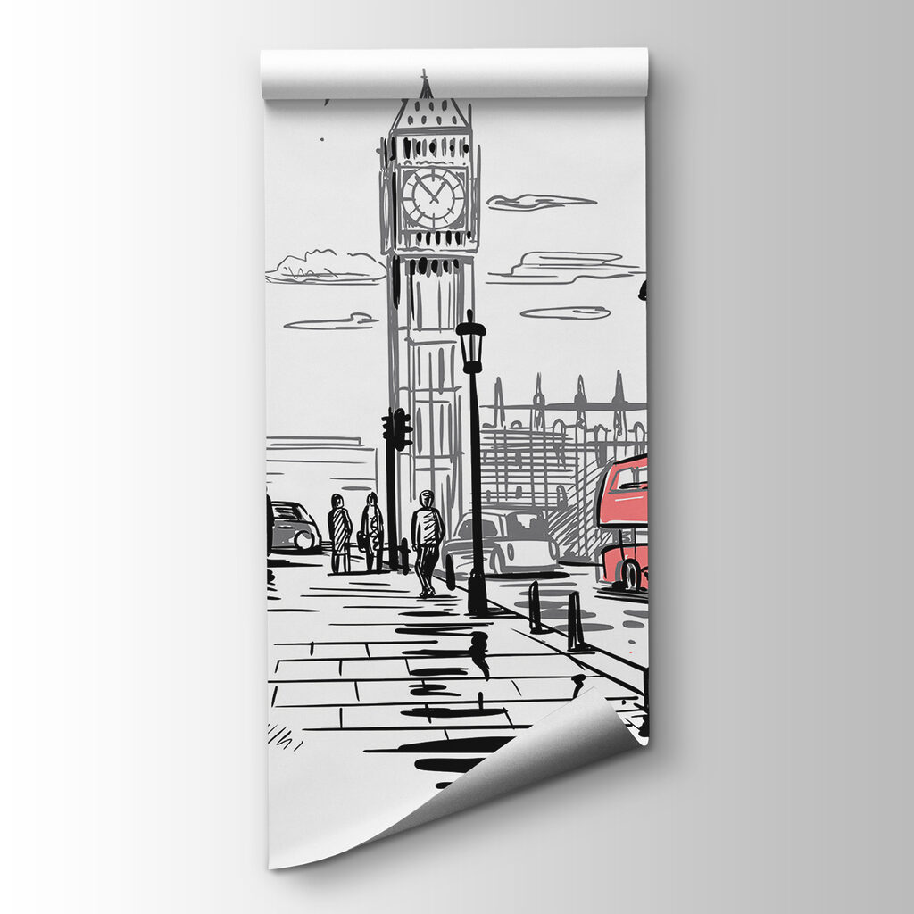 Rojo en Londres — vista del producto