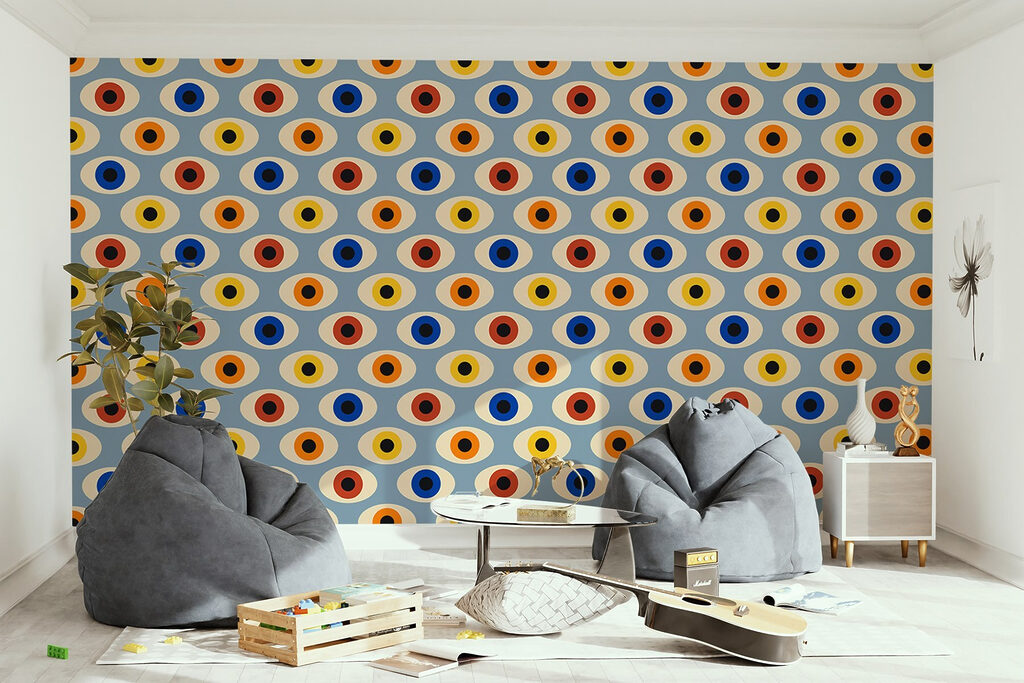 Pequeños círculos como ojos — interior 1