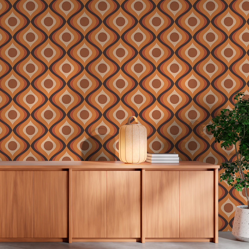 Ondas en naranja retro — interior 3