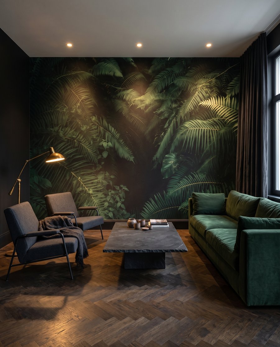 Entre helechos verdes — interior 3