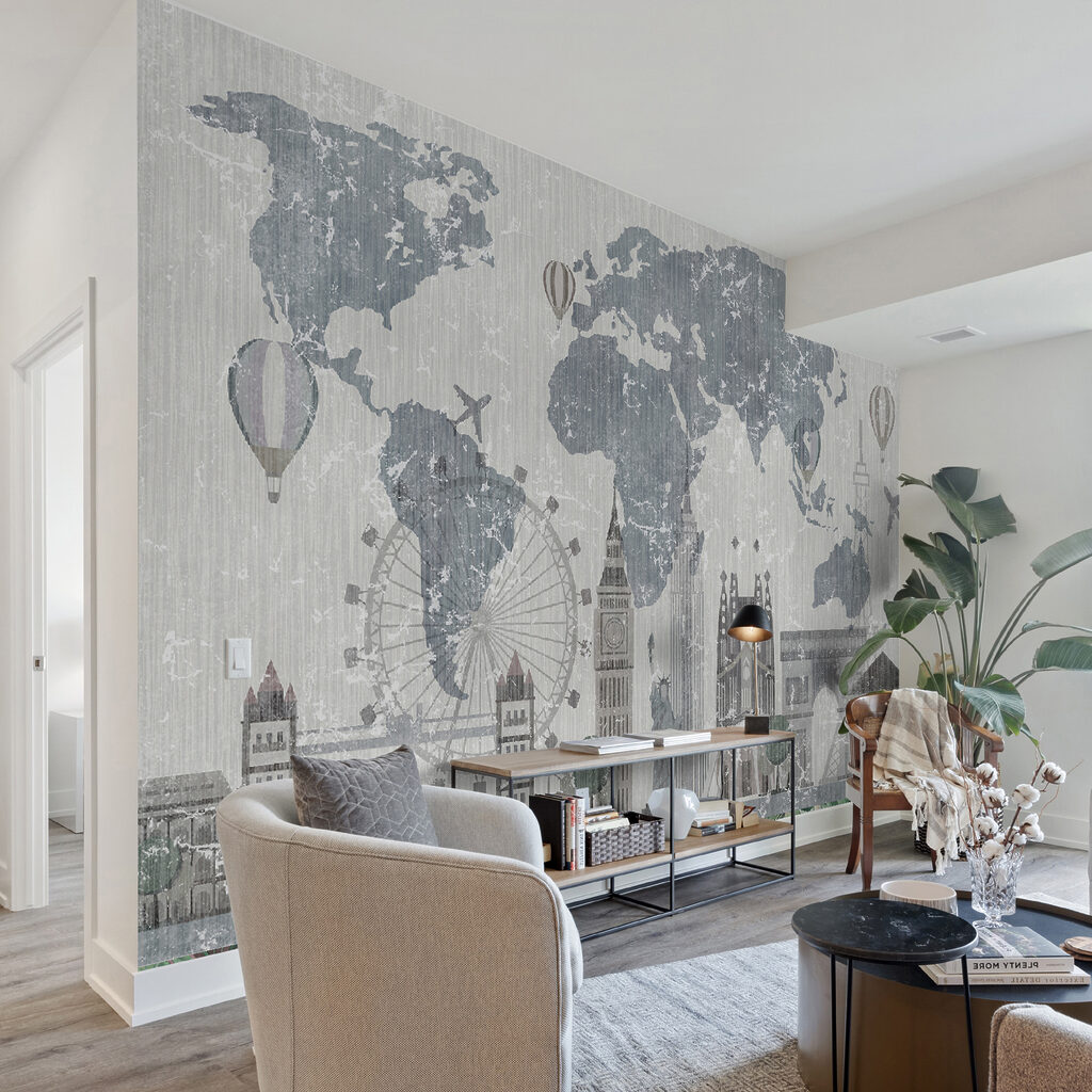 Mapa mundi con monumentos — interior 10