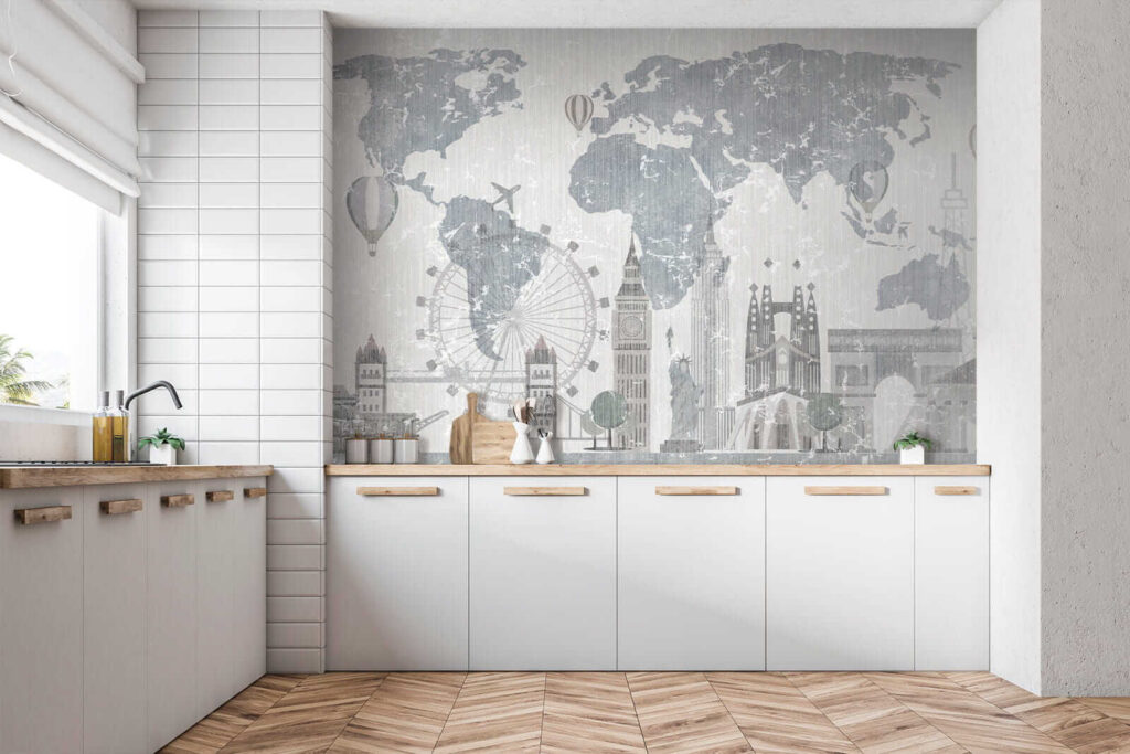Mapa mundi con monumentos — interior 5