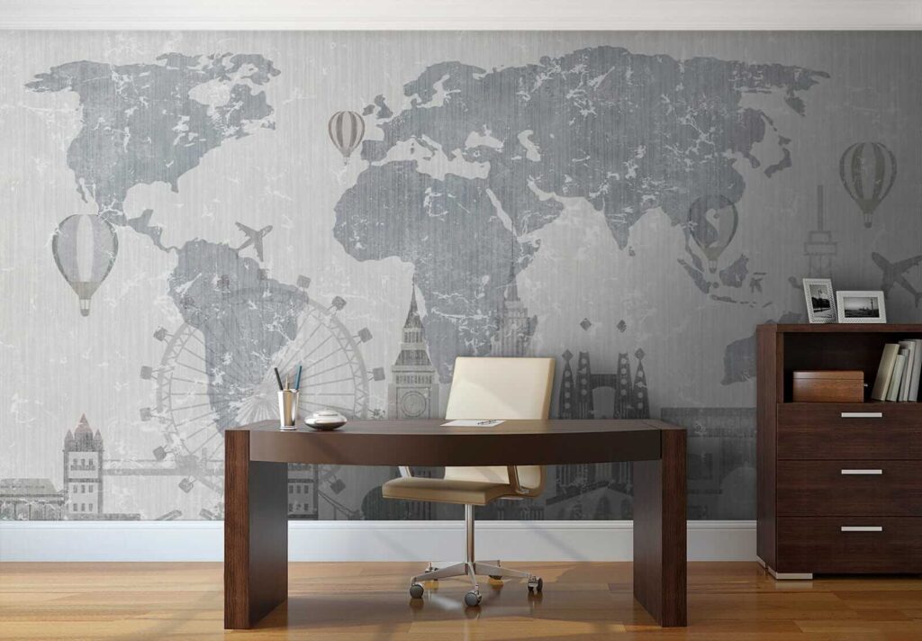 Mapa mundi con monumentos — interior 9