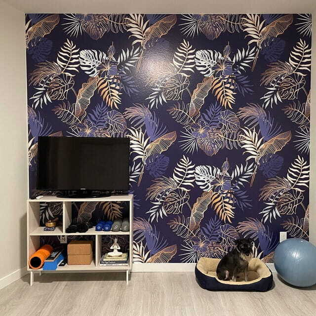 Ramitas tropicales en azul — interior 4