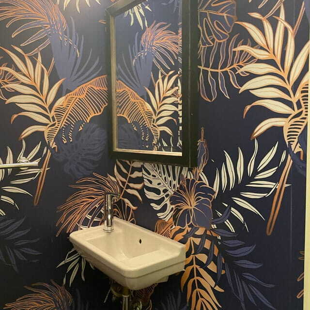 Ramitas tropicales en azul — interior 6