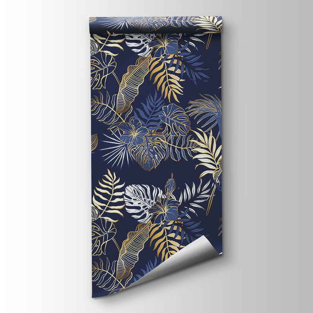 Ramitas tropicales en azul — vista del producto