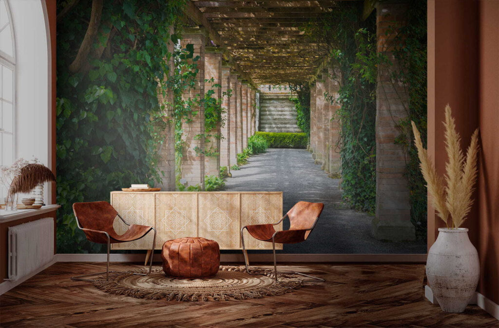 Camino bajo la pérgola — interior 3