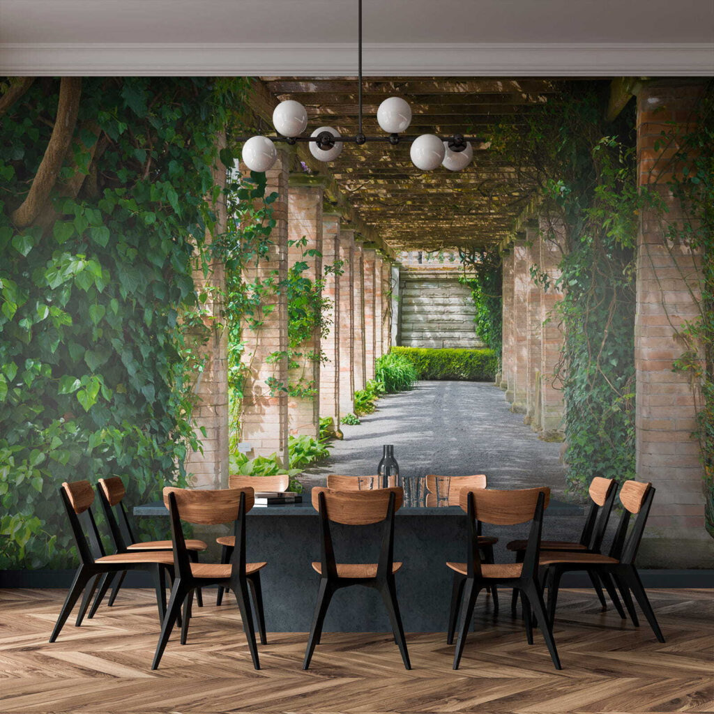 Camino bajo la pérgola — interior 5