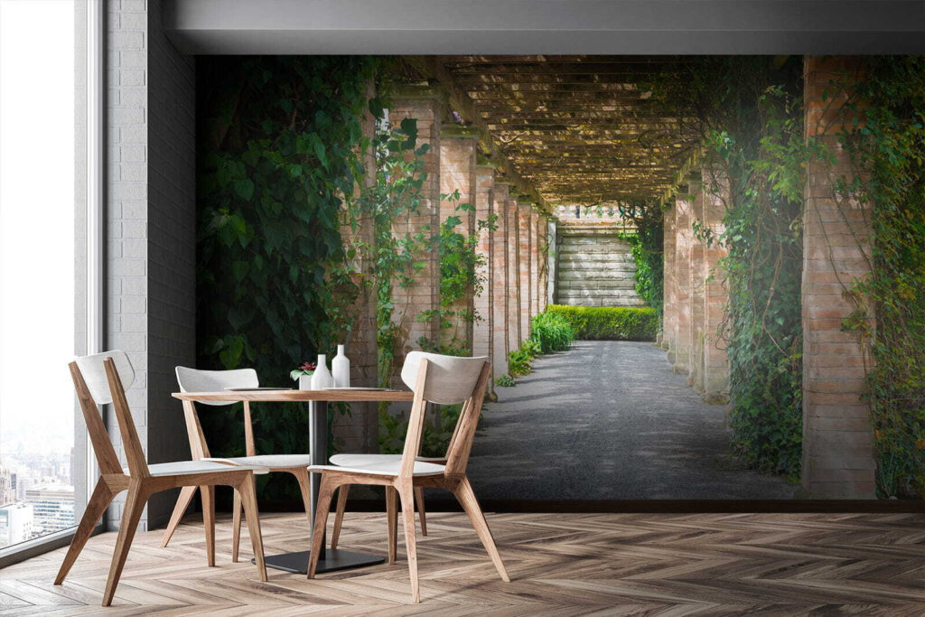 Camino bajo la pérgola — interior 6