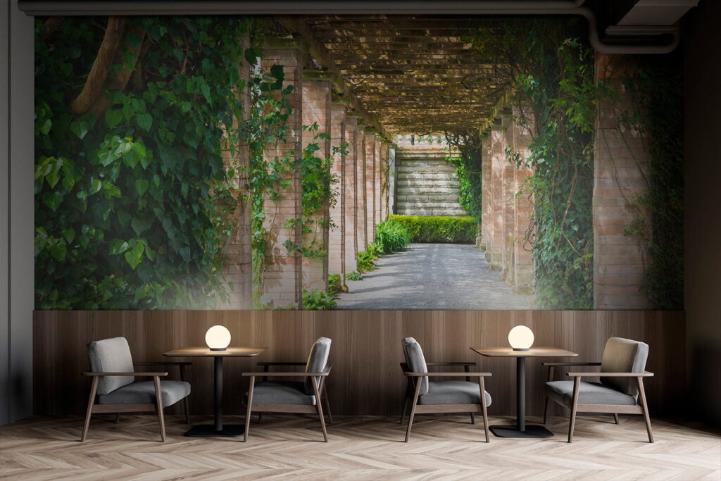Camino bajo la pérgola — interior 10