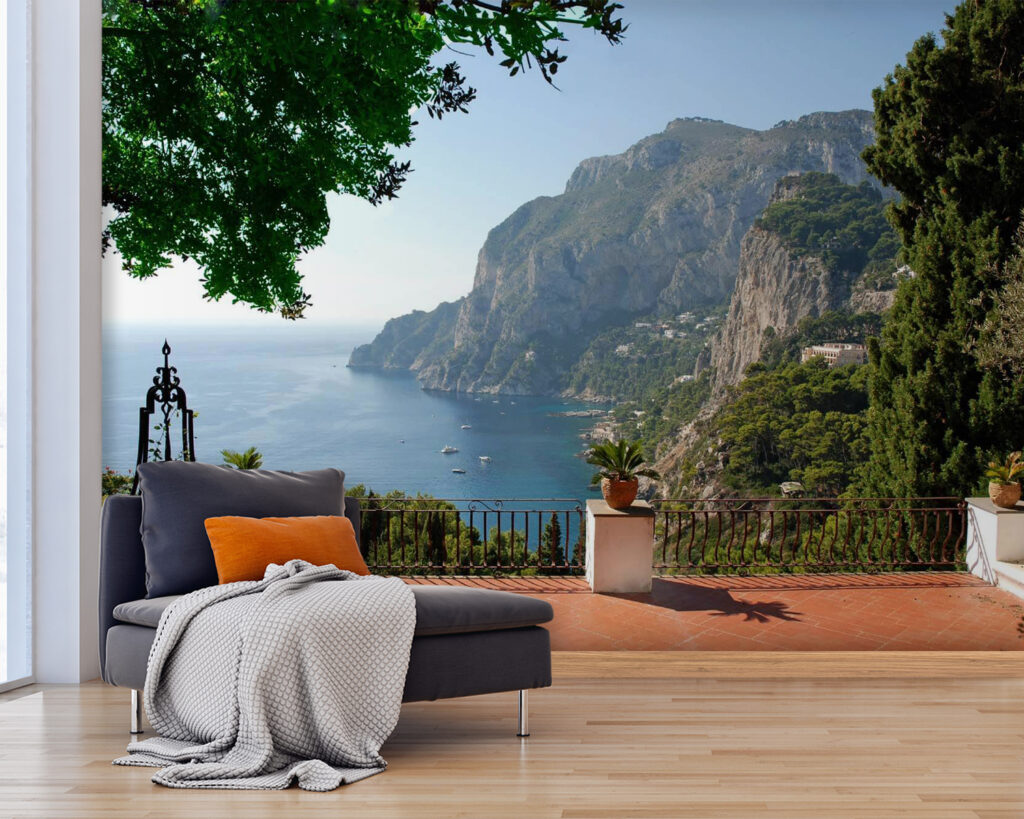 Terraza sobre la costa — interior 1