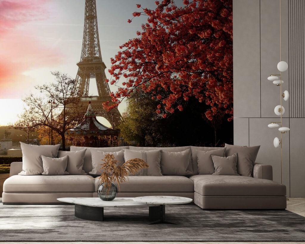Torre Eiffel en otoño — interior 1