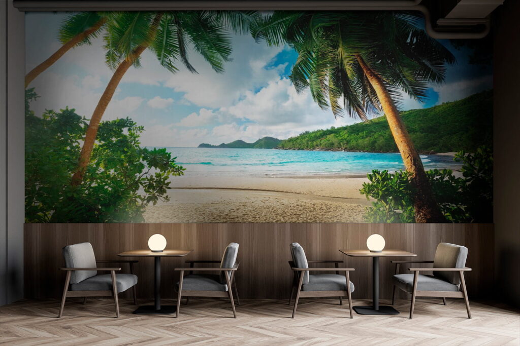 Vista entre palmeras — interior 10