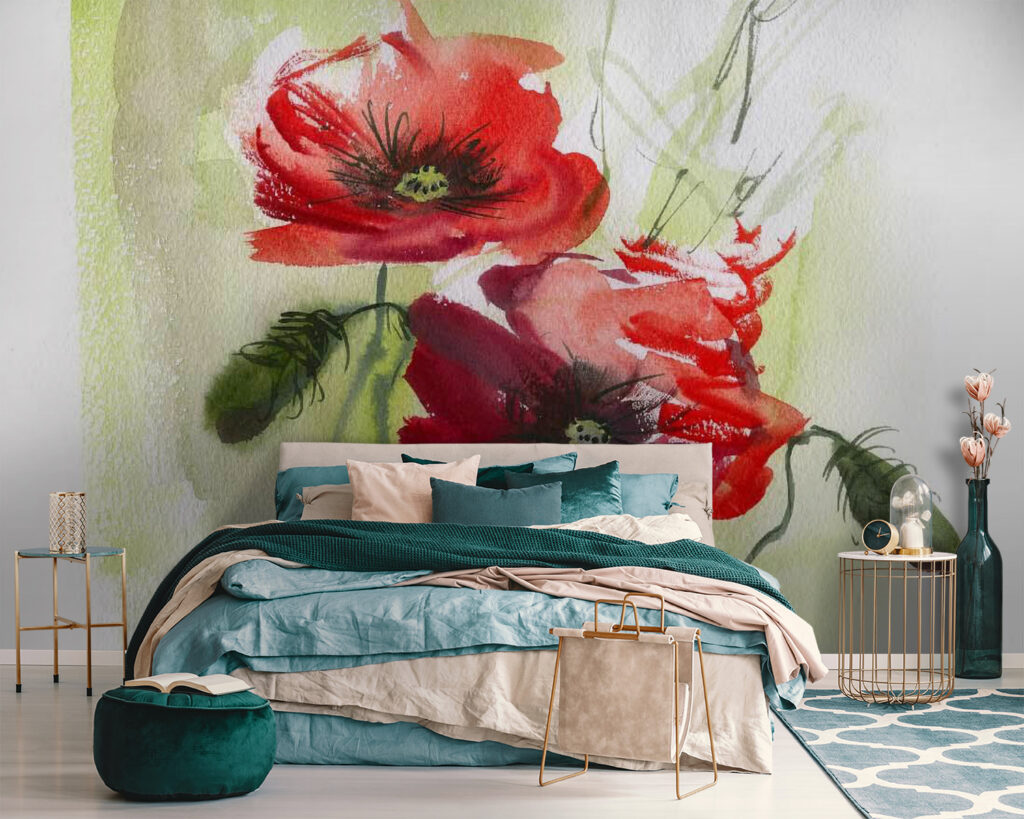 Dos amapolas en pinceladas — interior 2