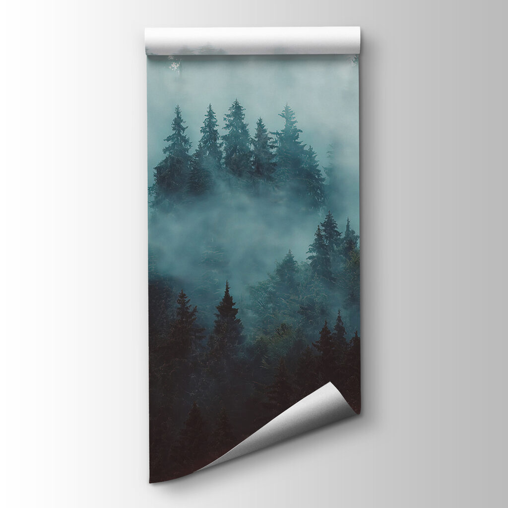 Pinar en niebla azul — vista del producto
