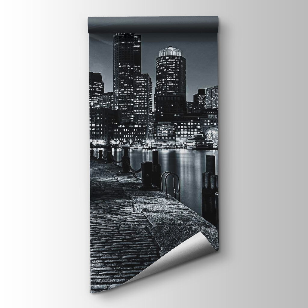 Muelle nocturno monocromo — vista del producto