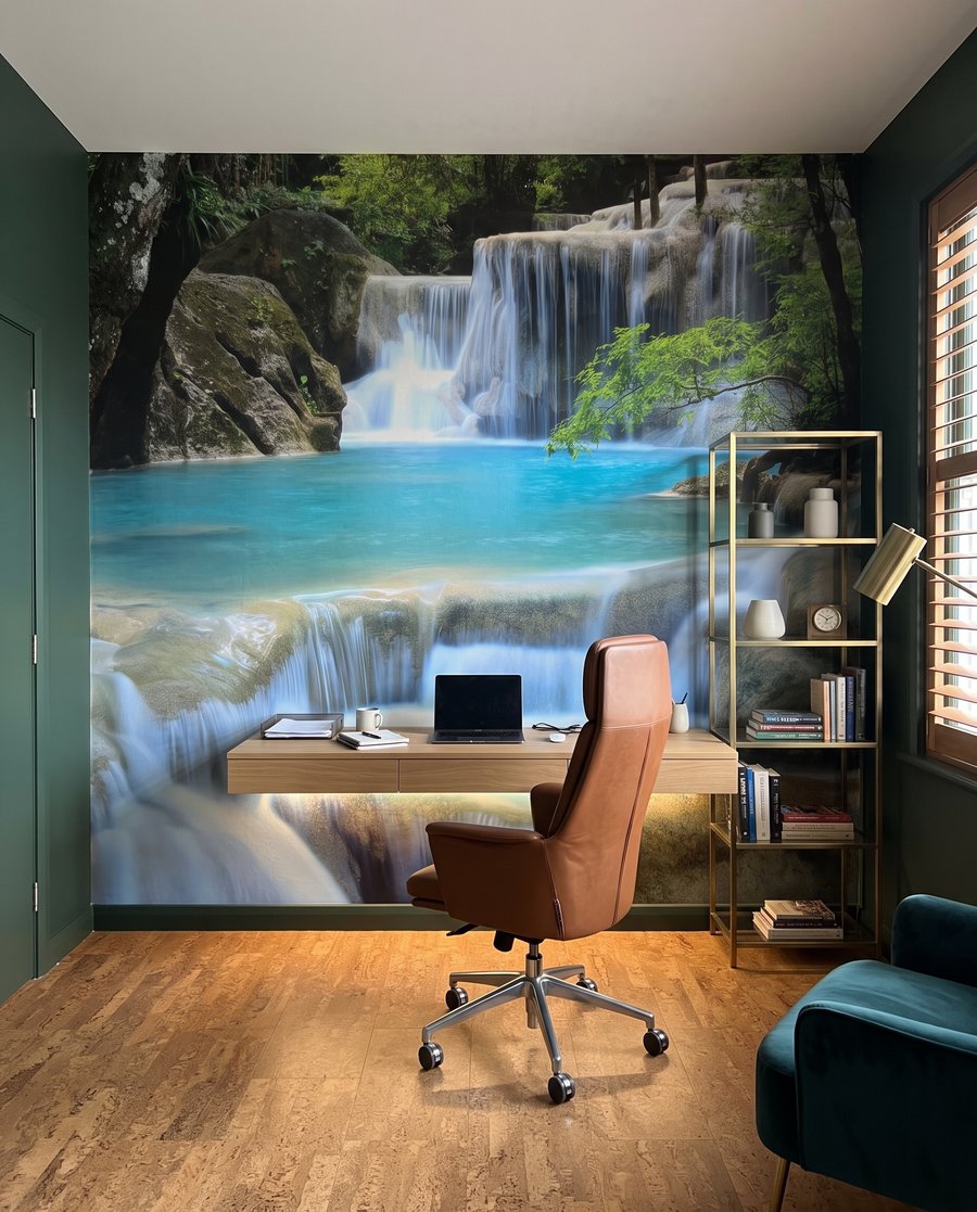 Arroyo turquesa en cascada — interior 8