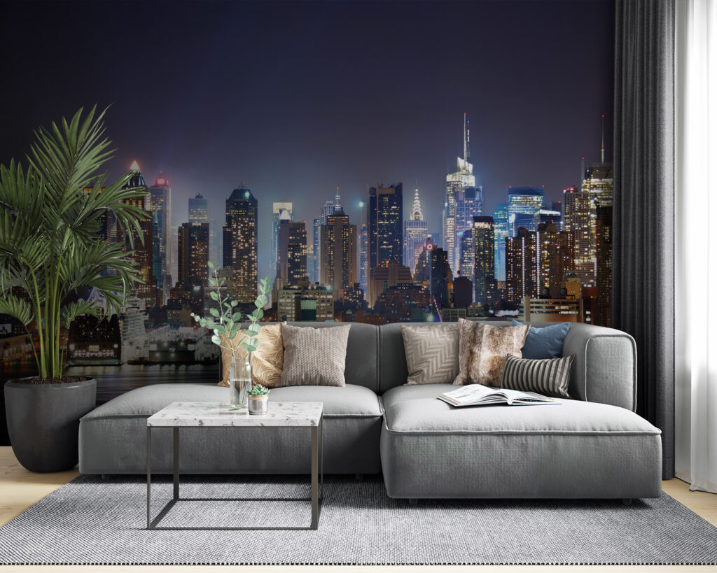 Luces urbanas al anochecer — interior 10