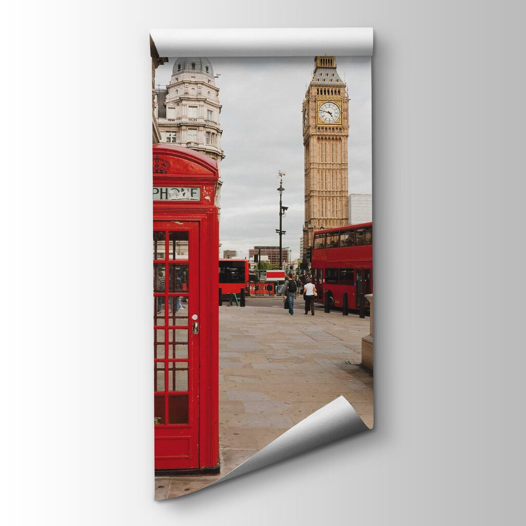 Cabina roja en Londres — vista del producto