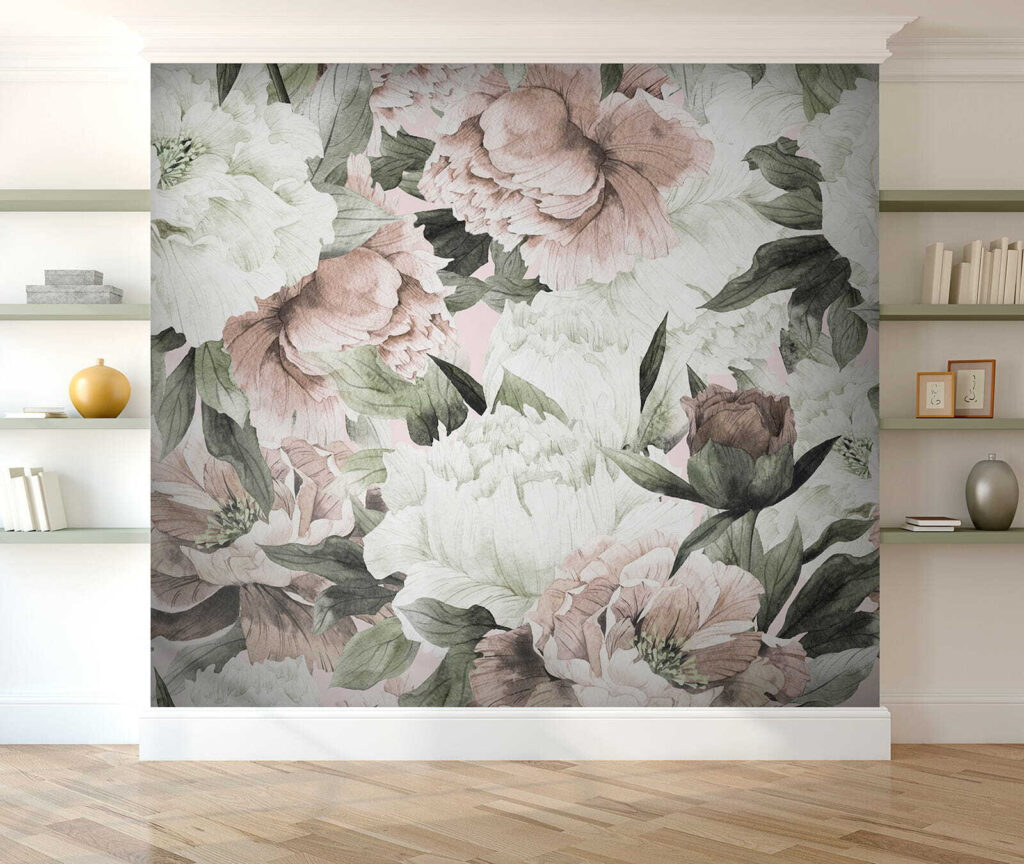 Flores rosadas con follaje — interior 7
