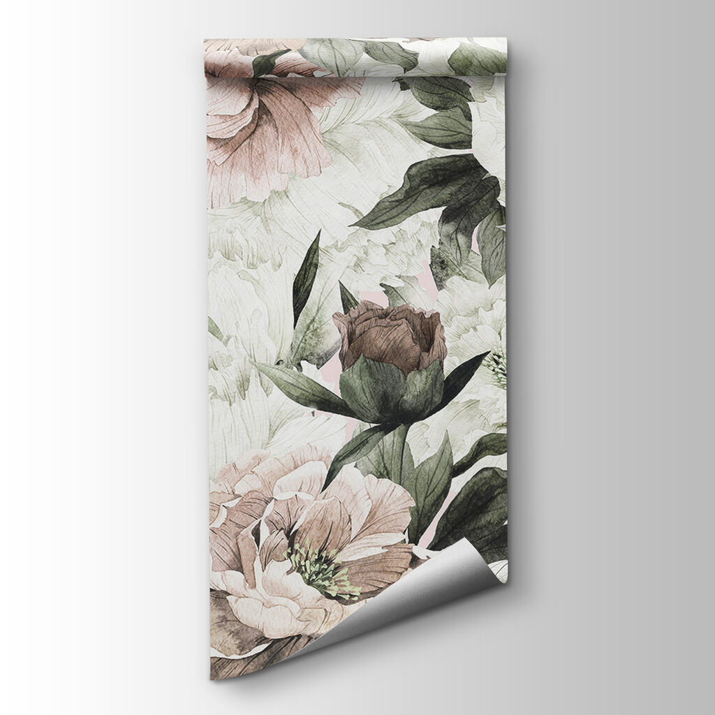 Flores rosadas con follaje — vista del producto