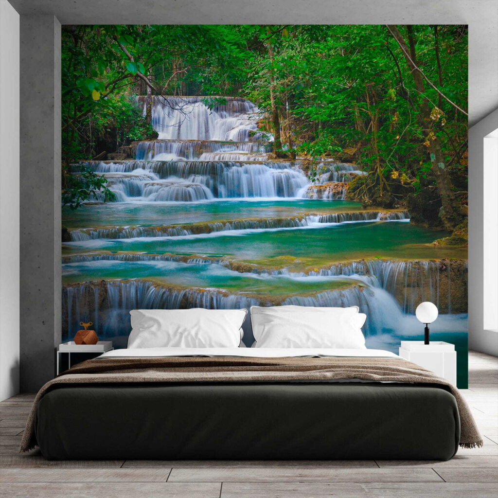 Cascada escalonada del bosque — interior 2