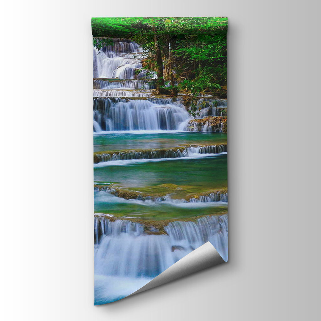 Cascada escalonada del bosque — vista del producto