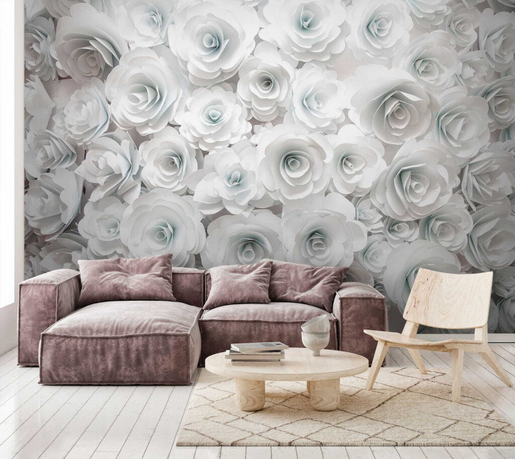 Rosas blancas muy juntas — interior 4