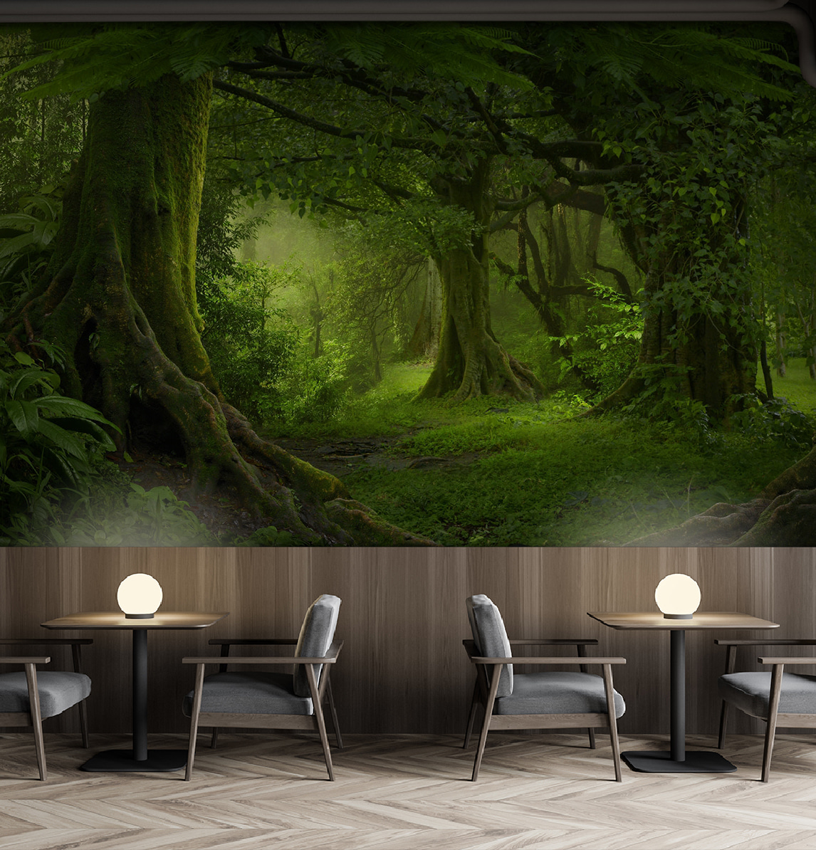 Bosque con raíces — interior 4