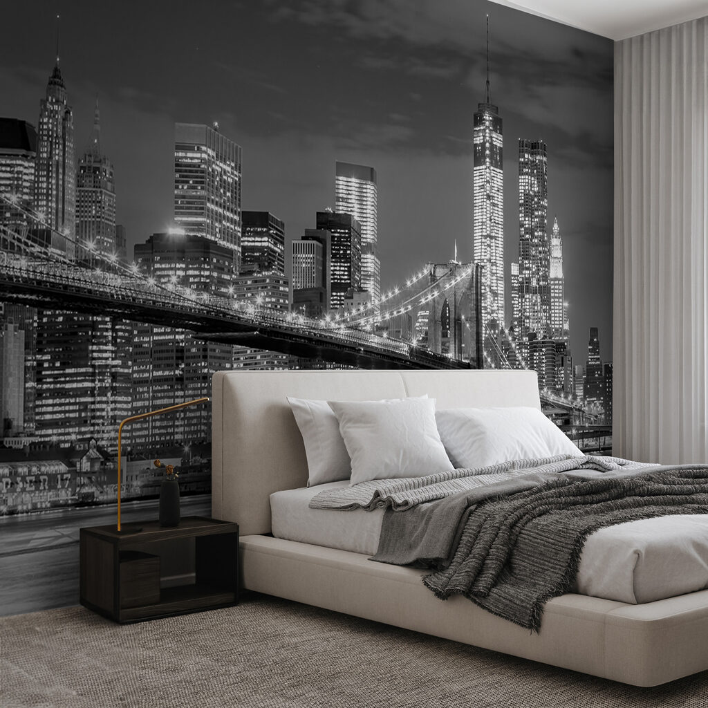 Puente nocturno en gris — interior 10