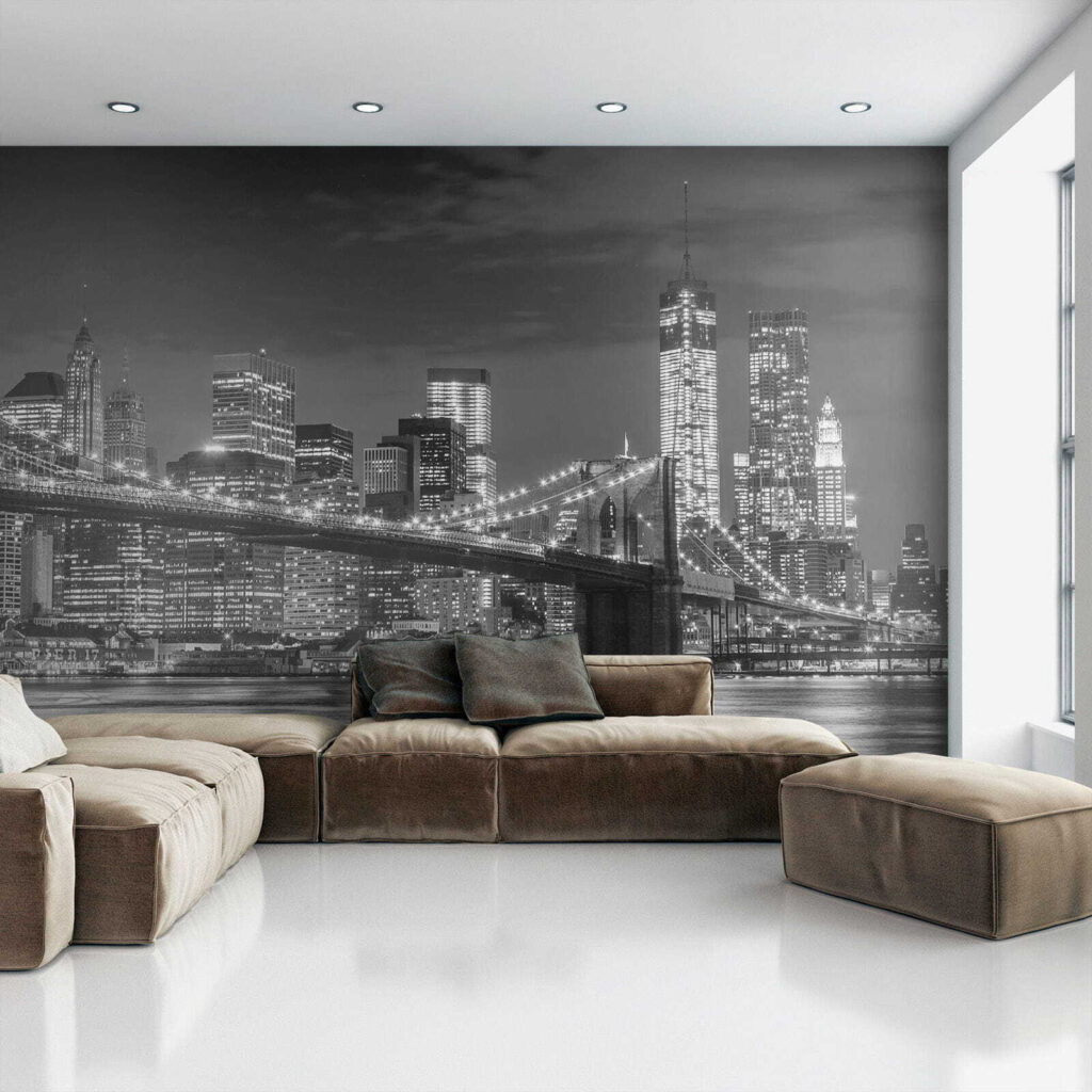 Puente nocturno en gris — interior 4
