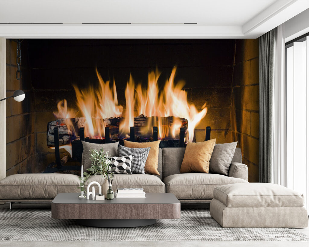 Llamas sobre la rejilla — interior 1