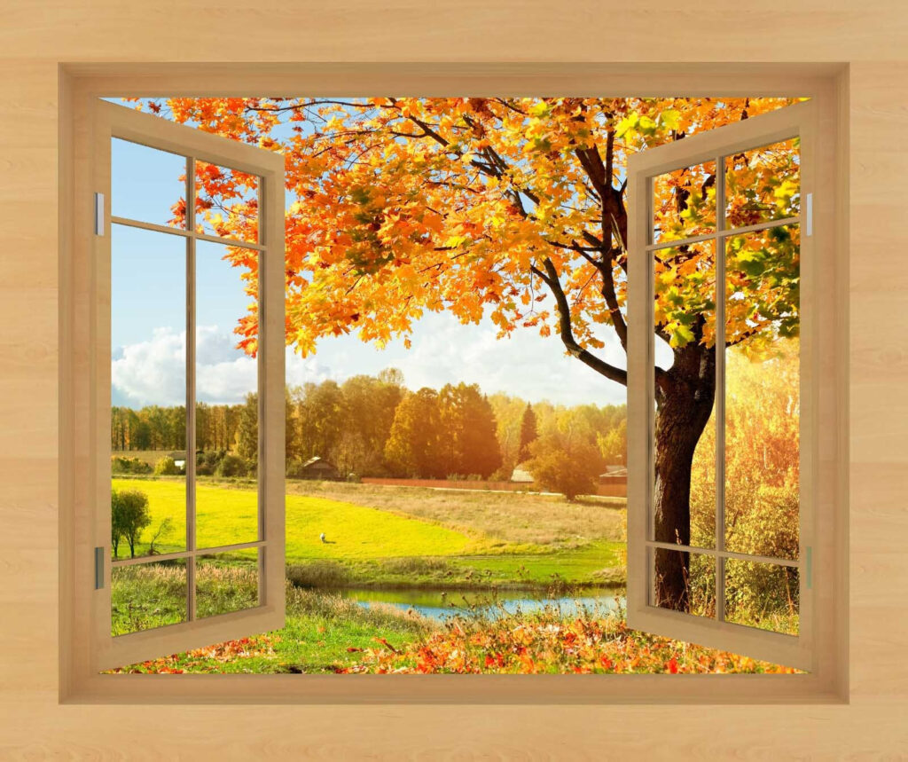 Árbol de otoño — diseño completo