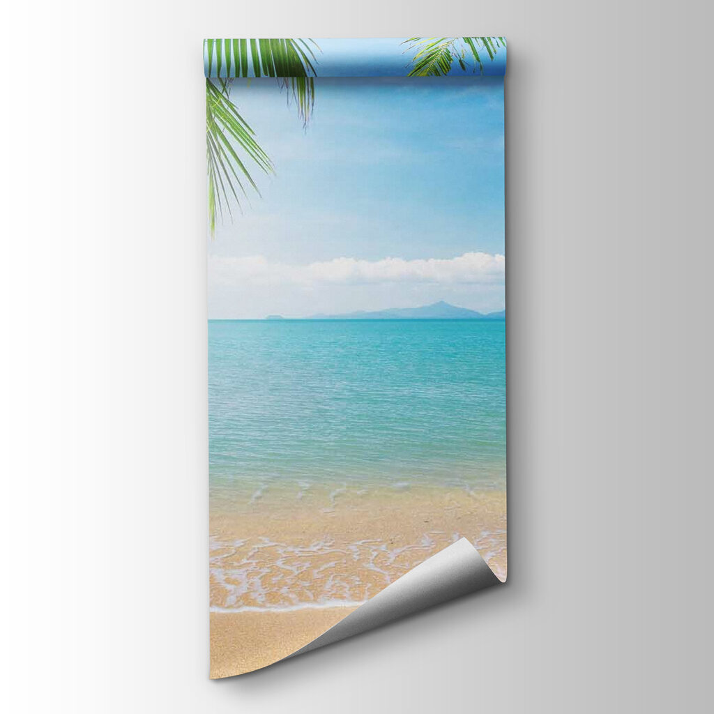 Palmeras sobre mar tranquilo — vista del producto