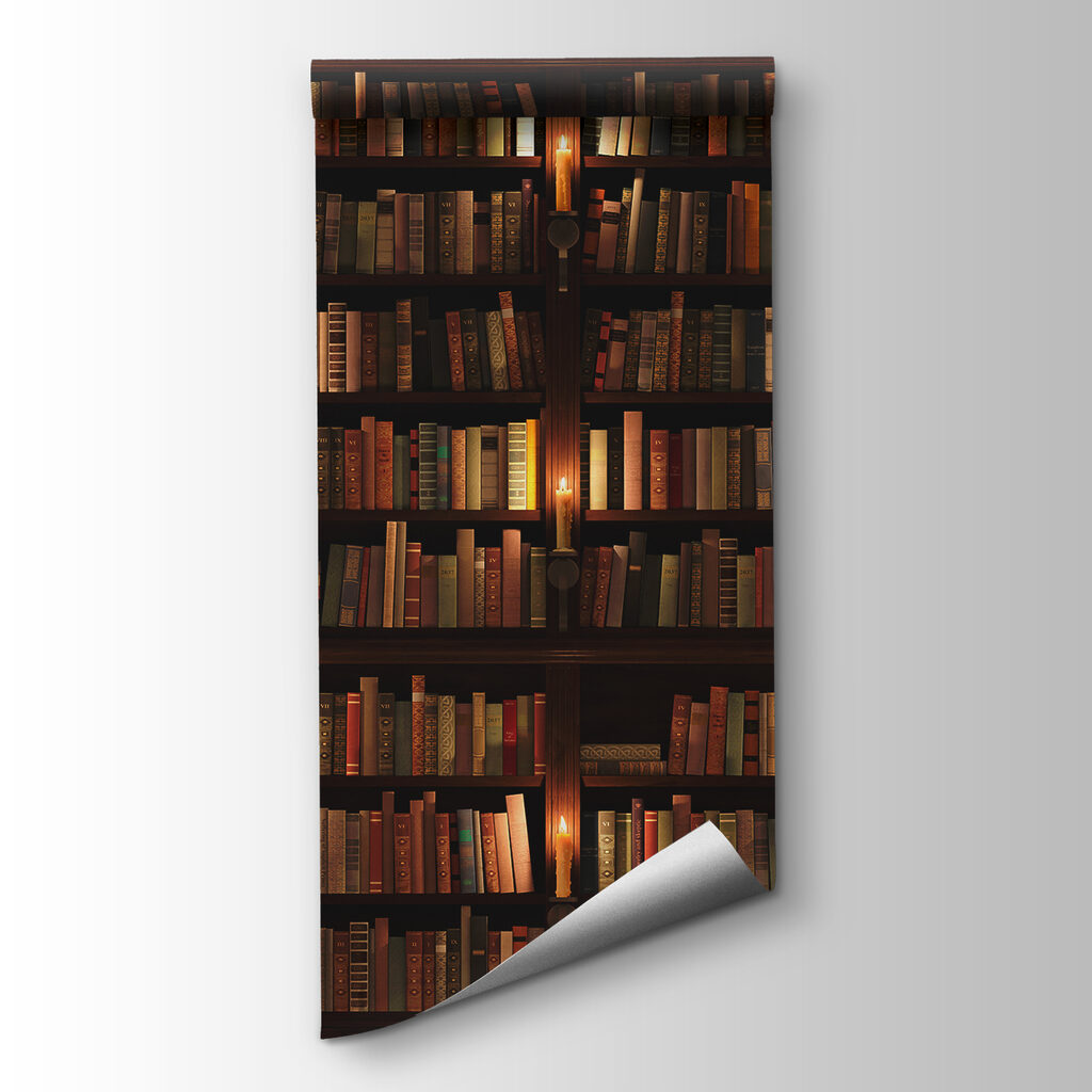 Biblioteca en sombra cálida — vista del producto