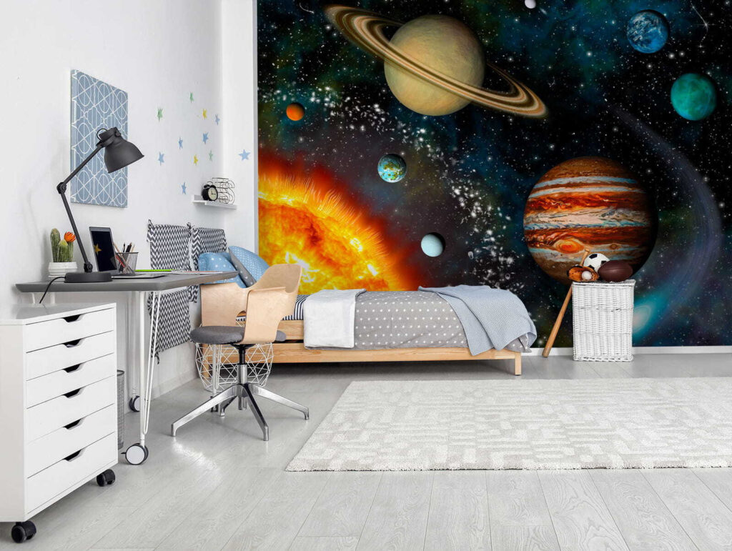 Sol intenso entre estrellas — interior 9