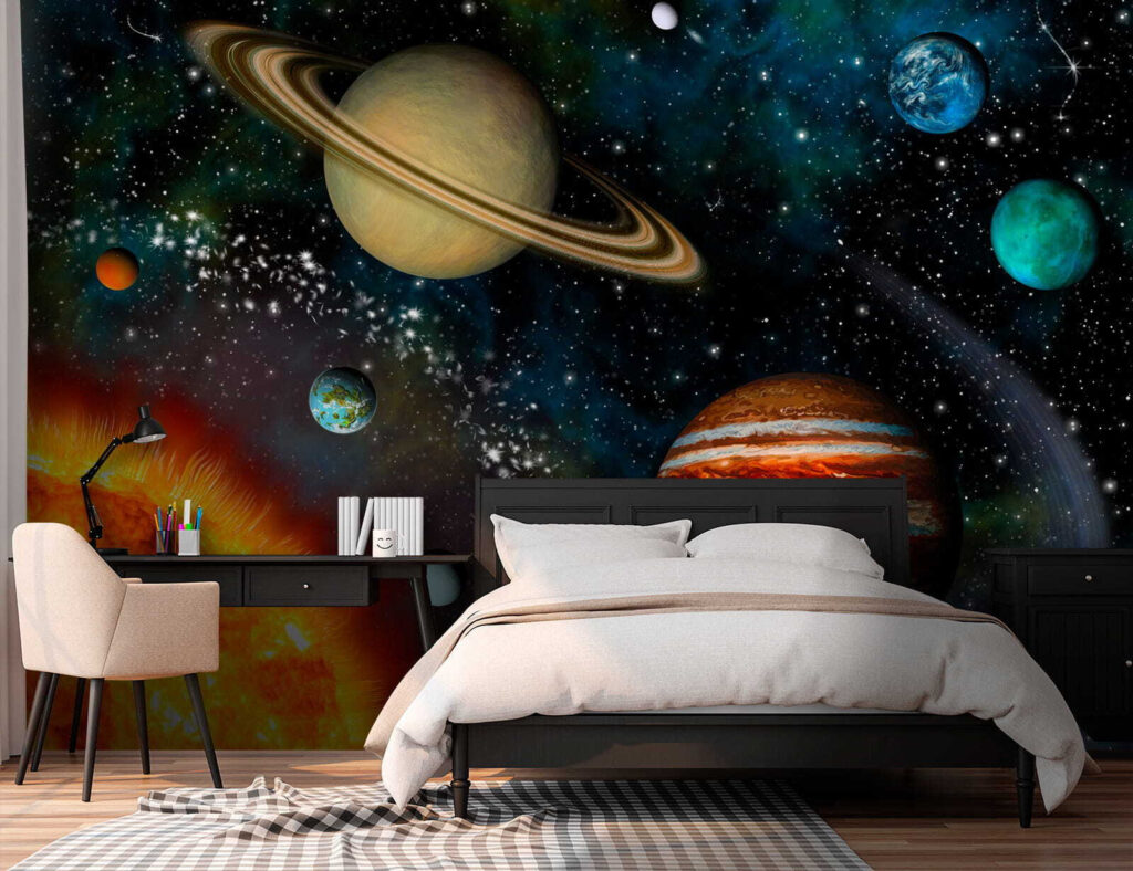 Sol intenso entre estrellas — interior 1