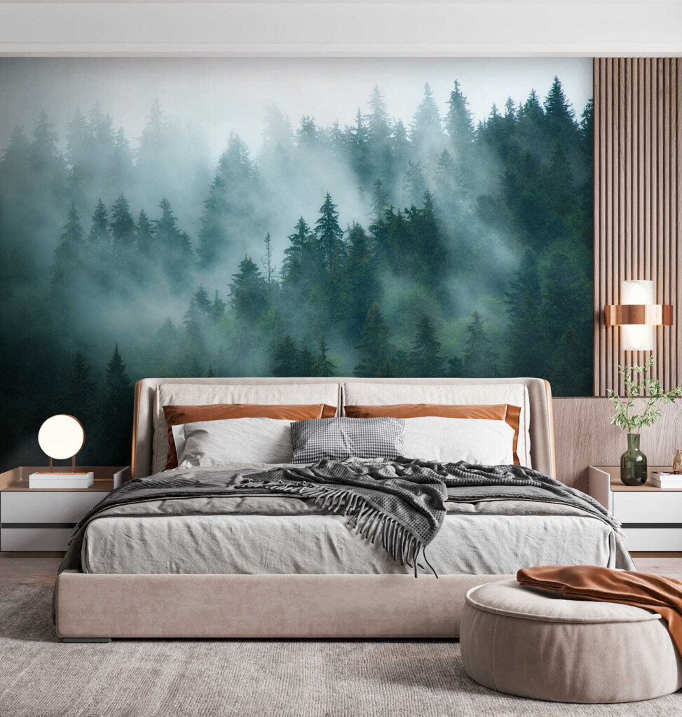 Niebla entre abetos oscuros — interior 5