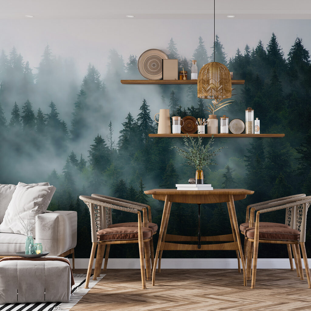 Niebla entre abetos oscuros — interior 12