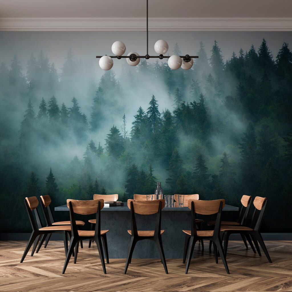 Niebla entre abetos oscuros — interior 10