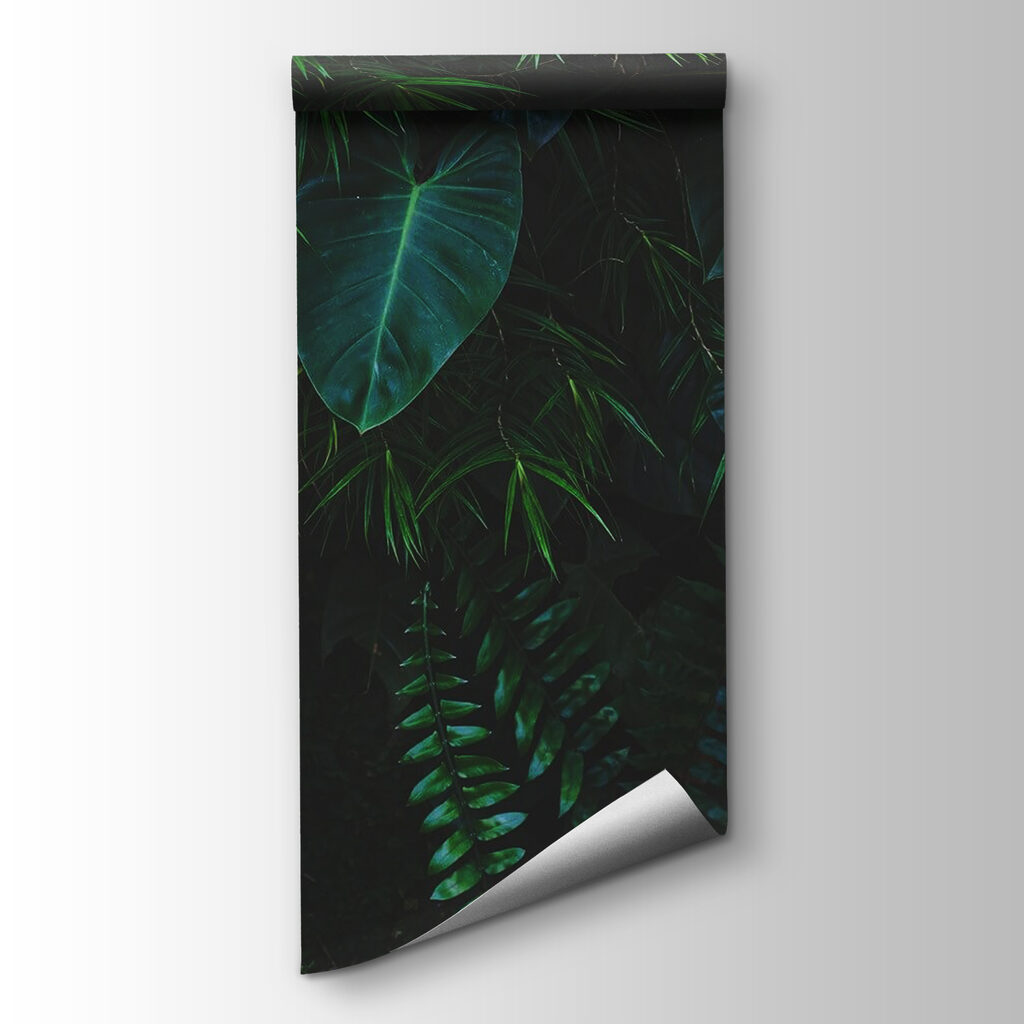 Hojas en verde oscuro — vista del producto