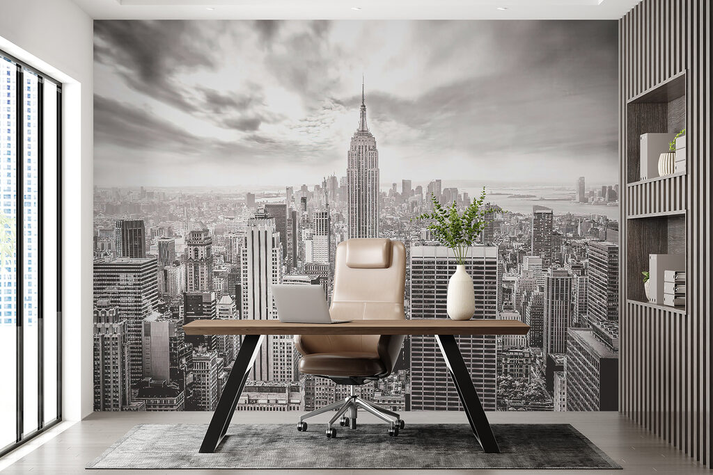 Perfil urbano monocromo — interior 5