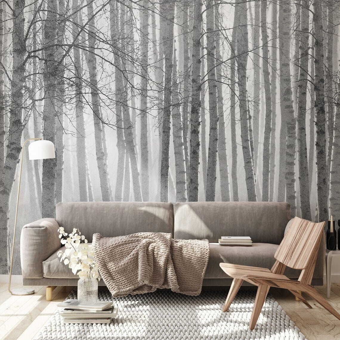 Abedules grises y neblina — interior 5