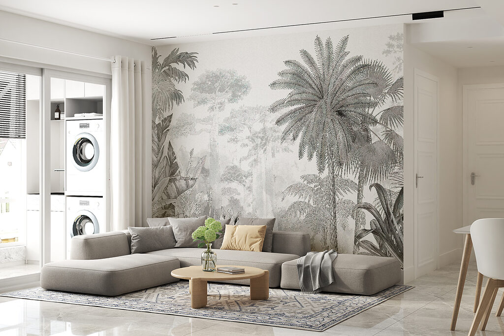 Palmera alta dibujada — interior 3