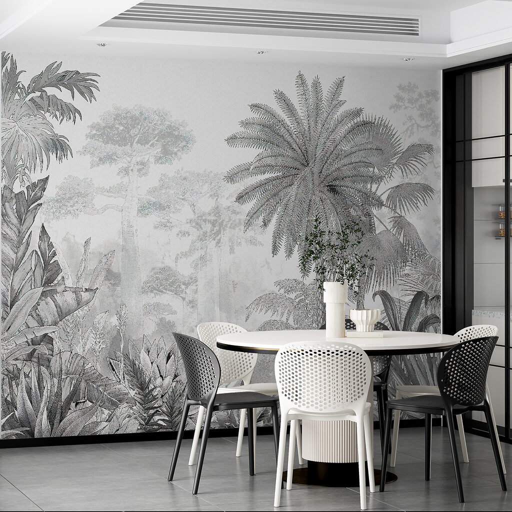 Palmera alta dibujada — interior 4